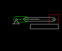 Centric slider-crank: exact end positions, high force transmission at the motion range end points Centric slider-crank: exact end positions, high force transmission at the motion range end points